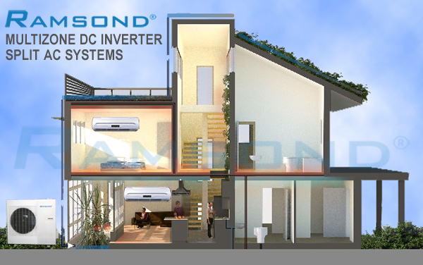 Ramsond Multizone DC Inverter Split AC System